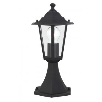 Brilliant CROWN Outdoor Bollard Light black, 1-light source