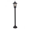 Brilliant CROWN outdoor Path Light black, 1-light source