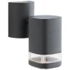 Brilliant TRAVER Outdoor Wall Light black, 1-light source
