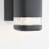 Brilliant TRAVER Outdoor Wall Light black, 2-light sources