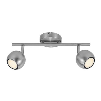 Nordlux CHICAGO Ceiling light stainless steel, 2-light sources