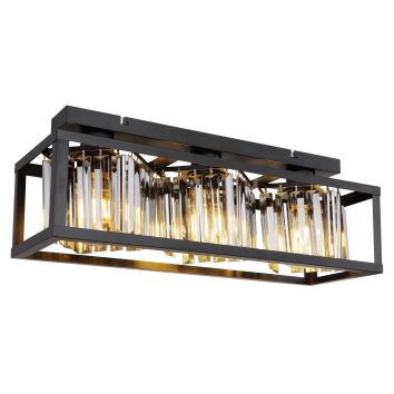 Globo MATHILDE Ceiling Light black, 3-light sources