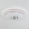 LINDERO Ceiling Light LED white, 2-light sources, Remote control, Colour changer