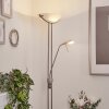 URAMA Floor Lamp matt nickel, 2-light sources
