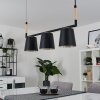 CERRIZAL Pendant Light Ecru, black, 3-light sources