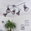 LULEA Ceiling Light chrome, 5-light sources