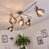 LULEA Ceiling Light chrome, 5-light sources