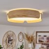 FUSCADO Ceiling Light LED Wood like finish, 1-light source