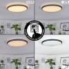 MAGDALA Ceiling Light LED black, white, 1-light source