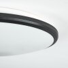 MAGDALA Ceiling Light LED black, white, 1-light source