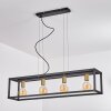 WODEN Pendant Light black, 4-light sources