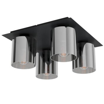 Eglo GOROSIBA Ceiling Light black, 4-light sources
