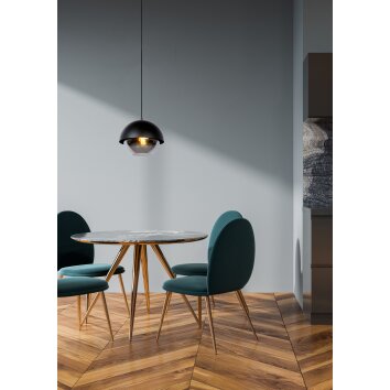 Lucide COOPER Pendant Light black, 1-light source