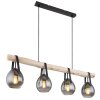 Globo DIETHILD Pendant Light black, 4-light sources