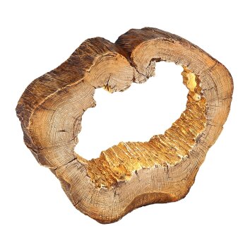 Globo VINZENZ Table lamp LED Wood like finish, 1-light source