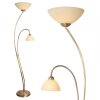 Steinhauer CAPRI floor lamp bronze, 2-light sources