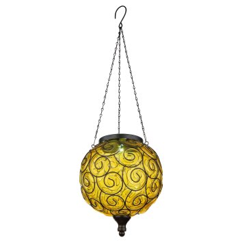 Globo solar light LED black, 1-light source