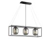 Fischer & Honsel REGI Pendant Light black, 3-light sources
