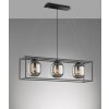 Fischer & Honsel REGI Pendant Light black, 3-light sources