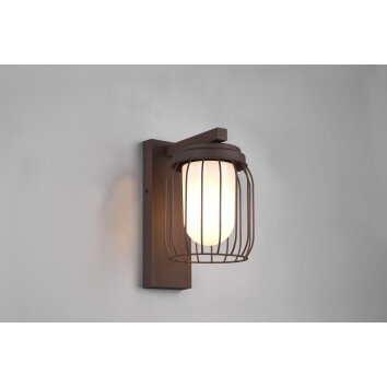 Trio TUELA Outdoor Wall Light rust-coloured, 1-light source