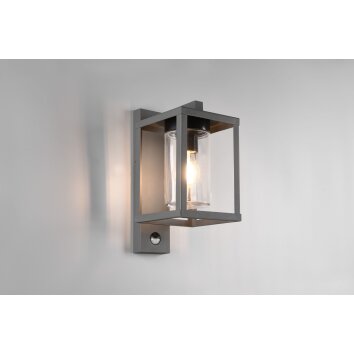 Trio LUNGA Outdoor Wall Light anthracite, 1-light source, Motion sensor