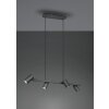 Trio MARLEY Pendant Light black, 4-light sources