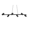 Trio MARLEY Pendant Light black, 6-light sources