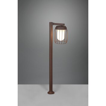 Trio TUELA path light rust-coloured, 1-light source