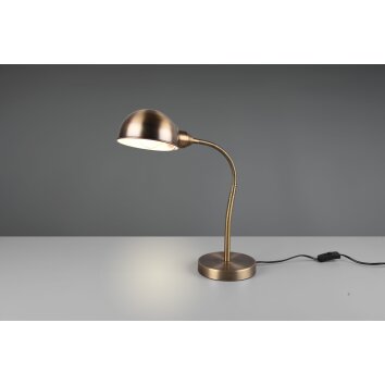 Trio PERRY Table lamp antique brass, 1-light source