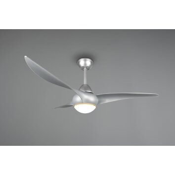 Reality ALESUND ceiling fan LED titanium, 1-light source, Remote control