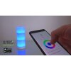 Lutec NOMA Set of 2 solar lights LED white, 2-light sources, Colour changer