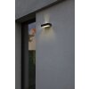 Lutec FADI Outdoor Wall Light LED black, 1-light source, Motion sensor