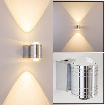 Florenz bathroom light LED aluminium, 2-light sources