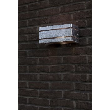 Lutec VIDAR Outdoor Wall Light galvanized, 1-light source