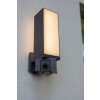 Lutec CUBA Outdoor Wall Light LED anthracite, 1-light source, Motion sensor