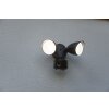 Lutec DRACO Outdoor Wall Light LED black, 1-light source, Motion sensor