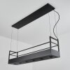 JABILLA Pendant Light black, 6-light sources