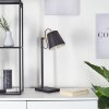 CERRIZAL Table lamp Ecru, black, 1-light source