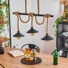 BOLOMBOLO Pendant Light Ecru, black, 3-light sources