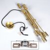 NOVILLEROS Pendant Light brass, 8-light sources