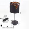MARBACH Table lamp black, 1-light source