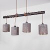 TALLABOA Pendant Light brown, black, 4-light sources