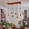 YUNA Pendant Light Ecru, black, 6-light sources