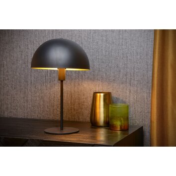 Lucide SIEMON Table lamp black, 1-light source