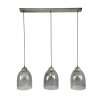 BARRANCAS Pendant Light Oxidised Silver, 3-light sources