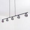 BELLEORAM Pendant Light LED black, 5-light sources