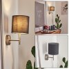 TISE Wall Light matt nickel, 1-light source