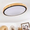 CORINTO Ceiling Light LED Ecru, black, 1-light source