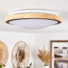 CORINTO Ceiling Light LED Ecru, black, 1-light source