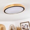 CORINTO Ceiling Light LED Ecru, black, 1-light source